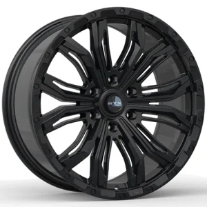 RTX Wheels – Black Widow – Black – 18″x9″ 18mm – All weather Wheels – 083466